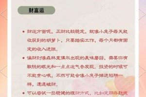 生肖兔2025年06月09日事业运如何